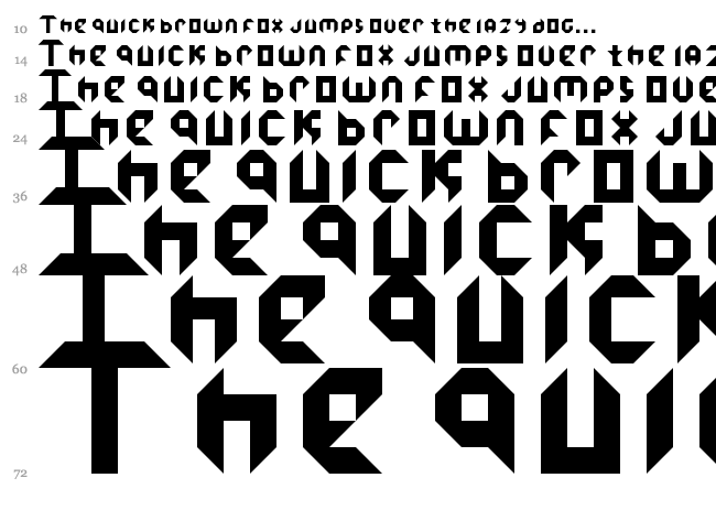 Ice Demon font waterfall